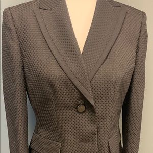 Black patterned blazer